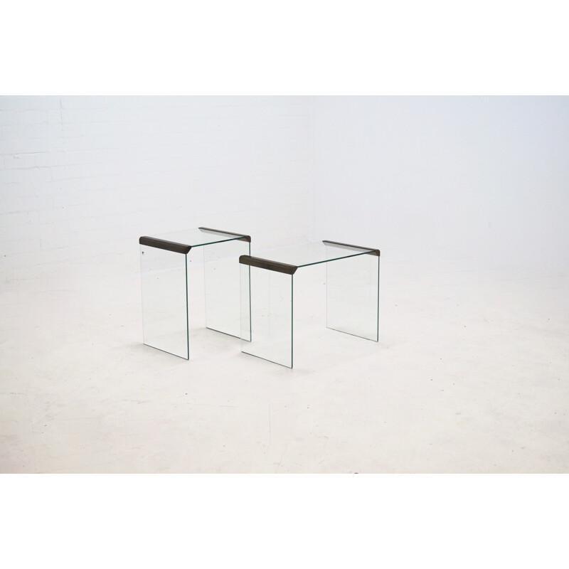 Pair of Italian side tables by Gallotti & Radice - 1970s