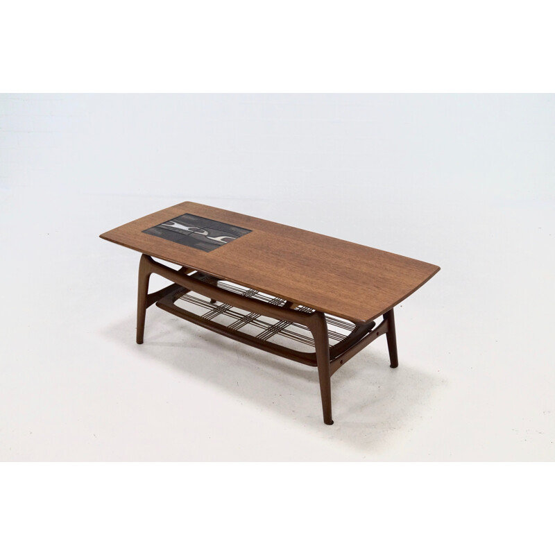 Teak WeBe Coffee Table by Louis van Teeffelen - 1950s