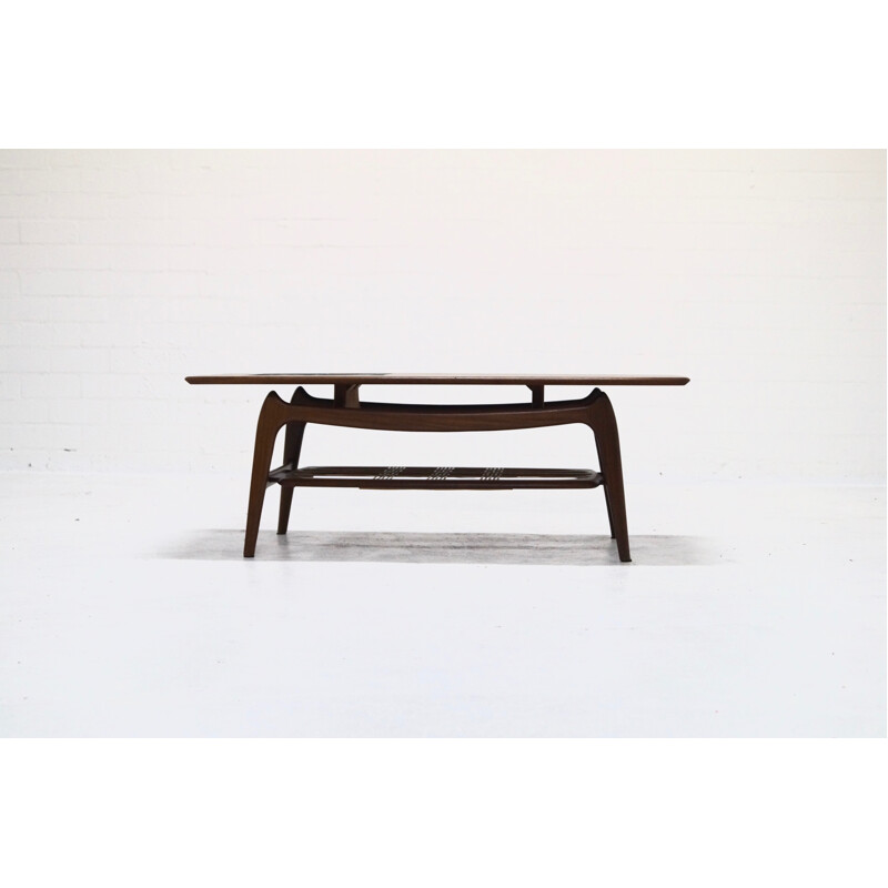 Teak WeBe Coffee Table by Louis van Teeffelen - 1950s