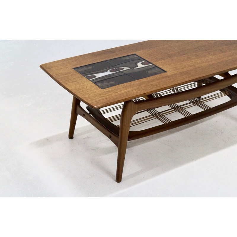 Teak WeBe Coffee Table by Louis van Teeffelen - 1950s