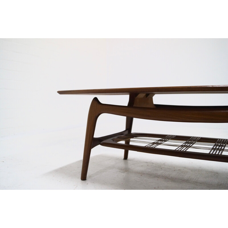 Teak WeBe Coffee Table by Louis van Teeffelen - 1950s