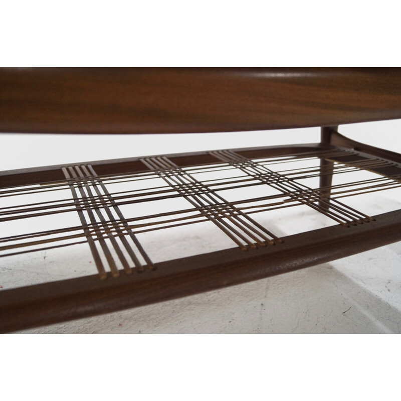 Teak WeBe Coffee Table by Louis van Teeffelen - 1950s