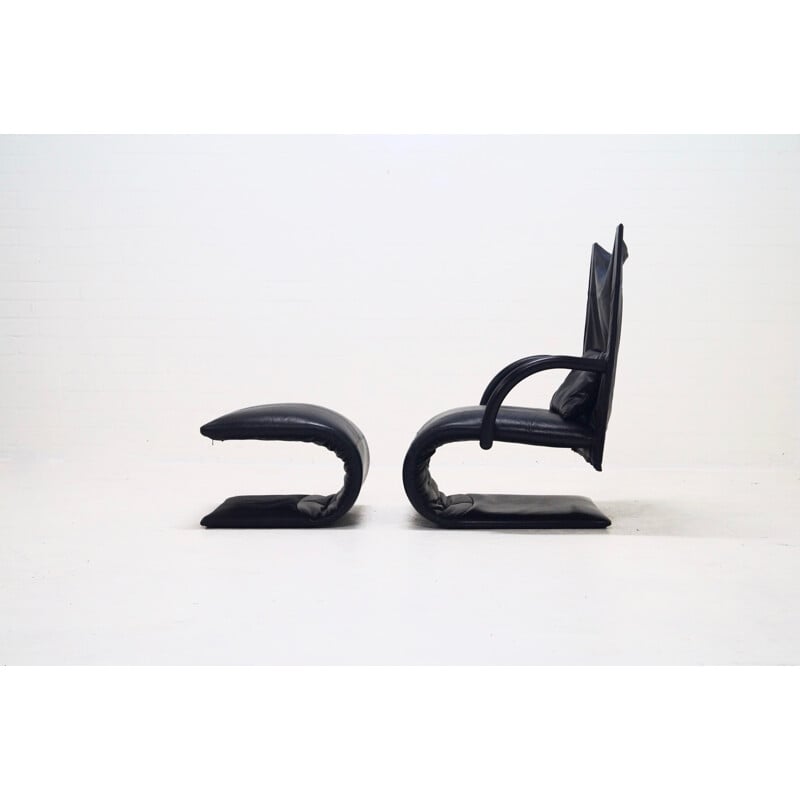 Ligne Roset Zen lounge chair Claude Brisson - 1980s