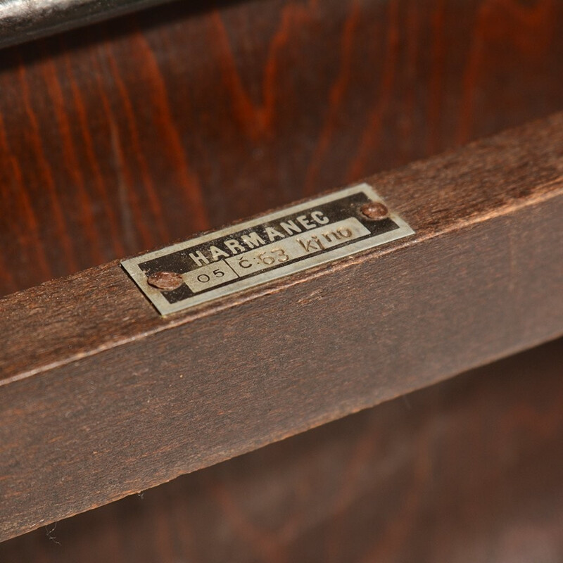 4-seater theatre bench produced by TON - 1950s