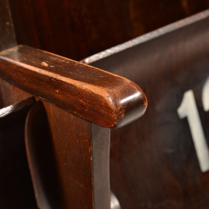 4-seater theatre bench produced by TON - 1950s