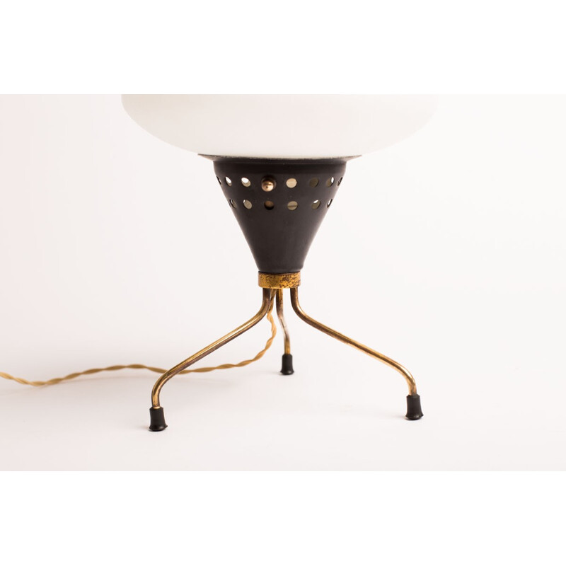 Lampe de table vintage en laiton par Stilnovo - 1950 