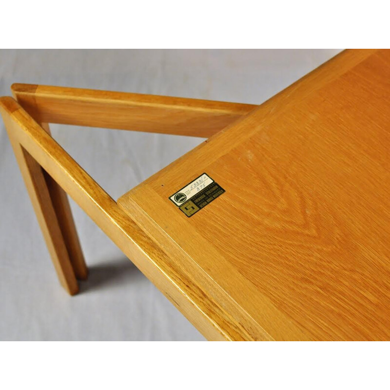 vintage oak side table by Borge Mogensen for Fredericia Stolefabrik, 1960