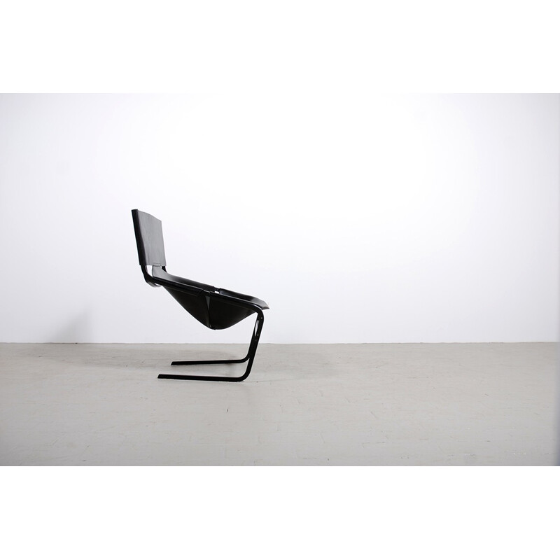 Black "444" armchair, Pierre PAULIN - 1960s