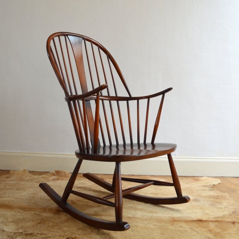 Rocking chair by Lucian Ercolani for Ercol - 1960s