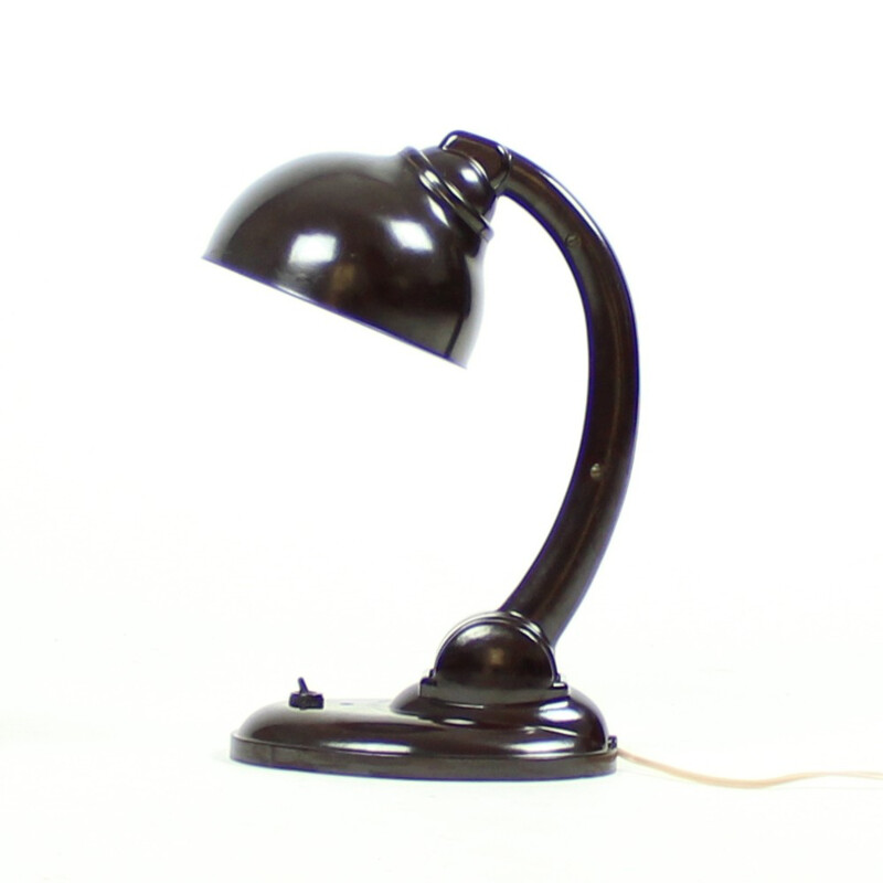 Vintage baquelite table lamp by Eric Kirkman Cole for Ekco Ltd, 1930