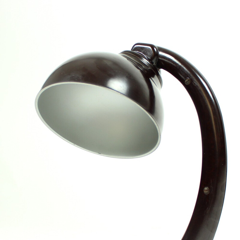 Vintage baquelite tafellamp door Eric Kirkman Cole voor Ekco Ltd, 1930