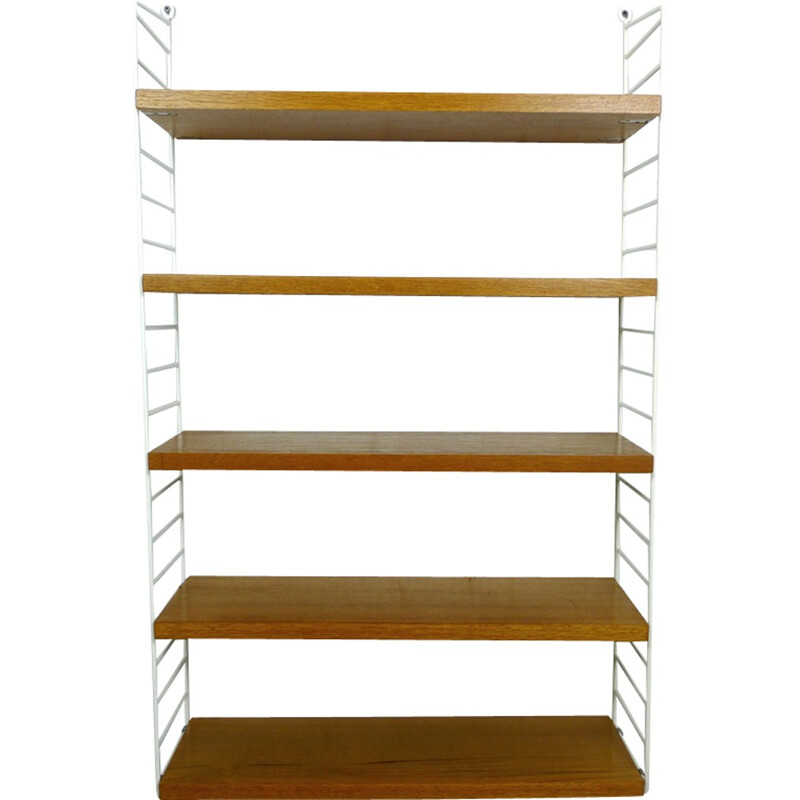 Storage unit with 5 shelves by Nisse Strinning - 1960s