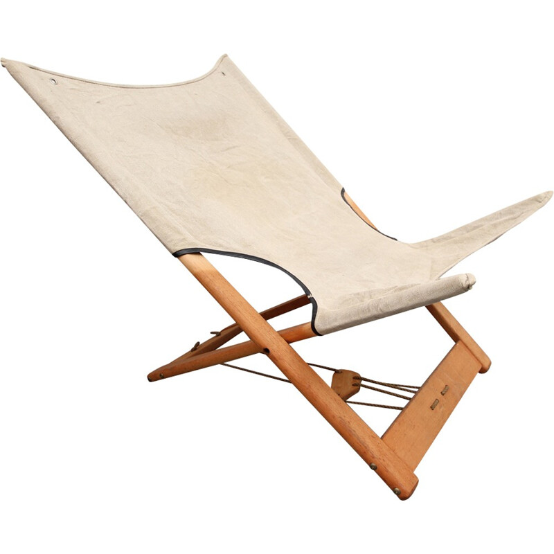 Safari Folding Chair Hyllinge Denmark - 1960s