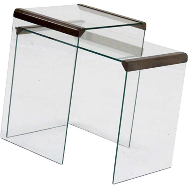 Pair of Italian side tables by Gallotti & Radice - 1970s