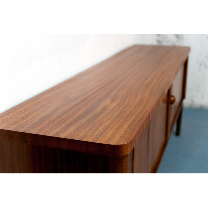 Vintage sideboard with sliding doors - 1960s