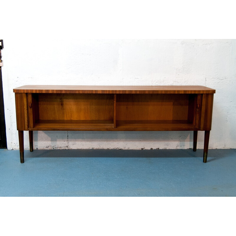 Vintage sideboard with sliding doors - 1960s