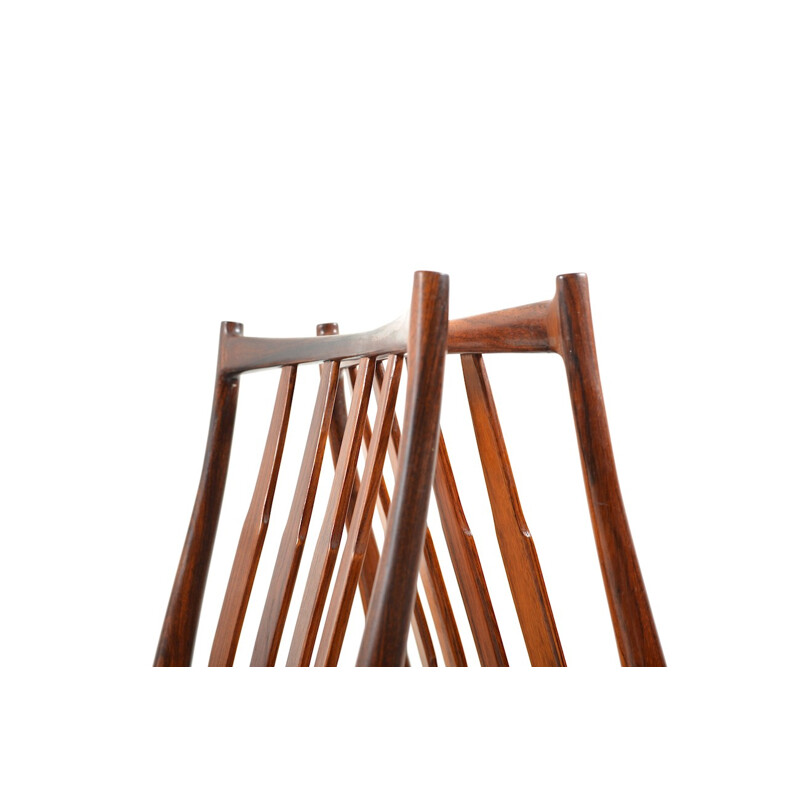 Set of rosewood dining chairs by Torbjørn Afdal for Nesjestranda Møbelfabrik - 1960s