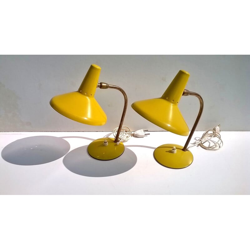Set of 2 table lamps produced by Arredoluce - 1950s