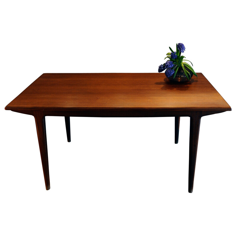 Vintage Scandinavian teak table, Johannes ANDERSEN - 1960s