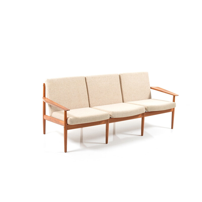 Mid century 3- seater Danish sofa in teak by Arne Vodder - 1950s