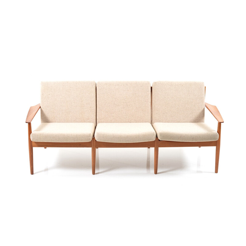 Mid century 3- seater Danish sofa in teak by Arne Vodder - 1950s