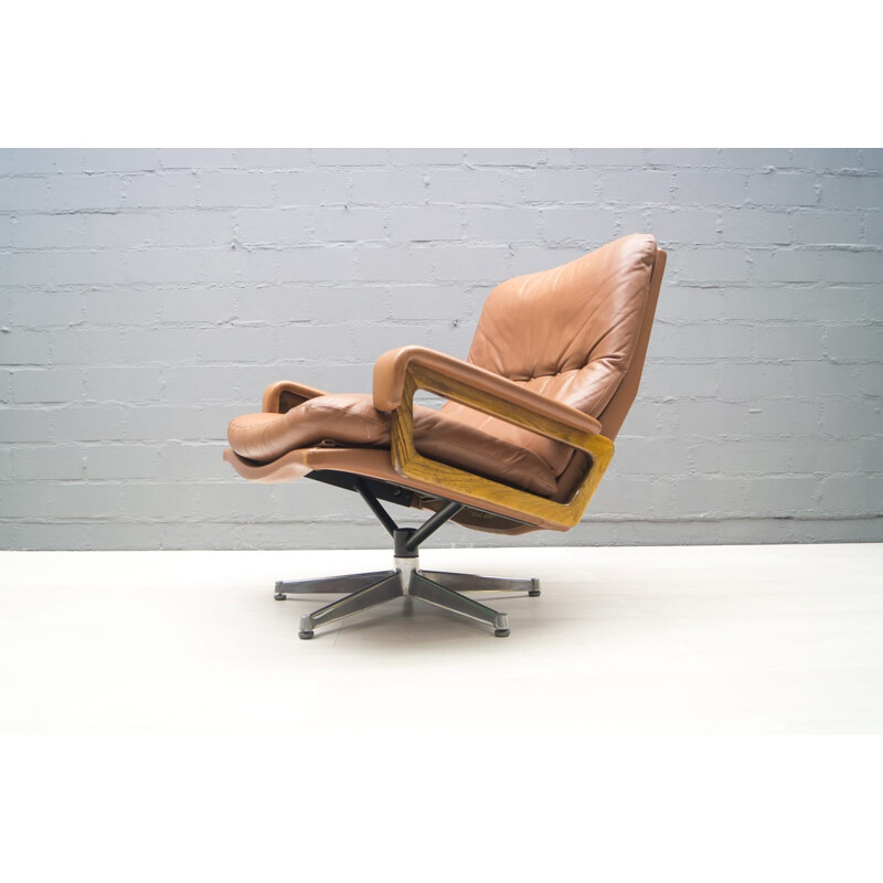 Fauteuil et ottoman King de Andre Vandenbeuck pour Strässle  - 1960