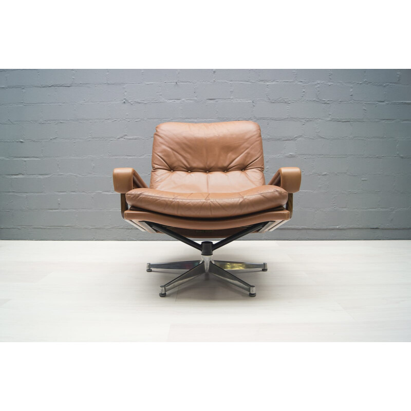 King armchair and his ottoman by André Vandenbeuck for Strässle - 1960s