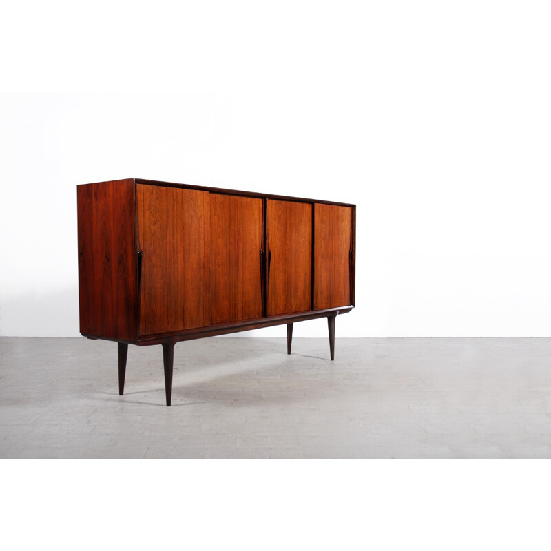 High sideboard in rosewood, Gunni OMANN - 1960s