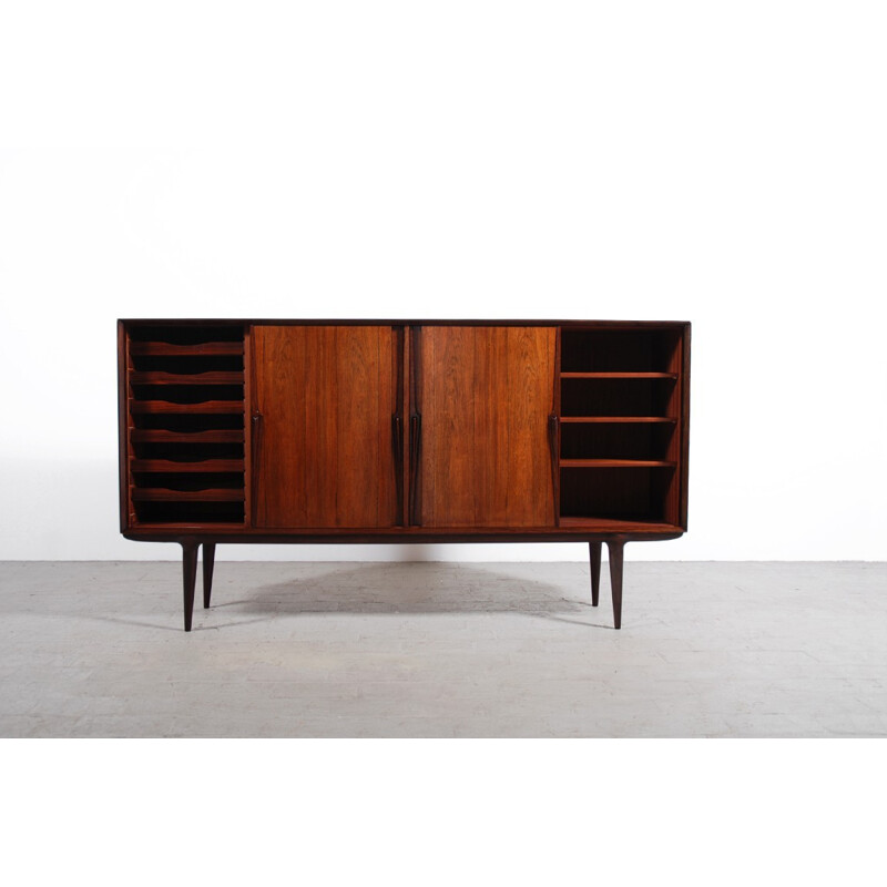 High sideboard in rosewood, Gunni OMANN - 1960s