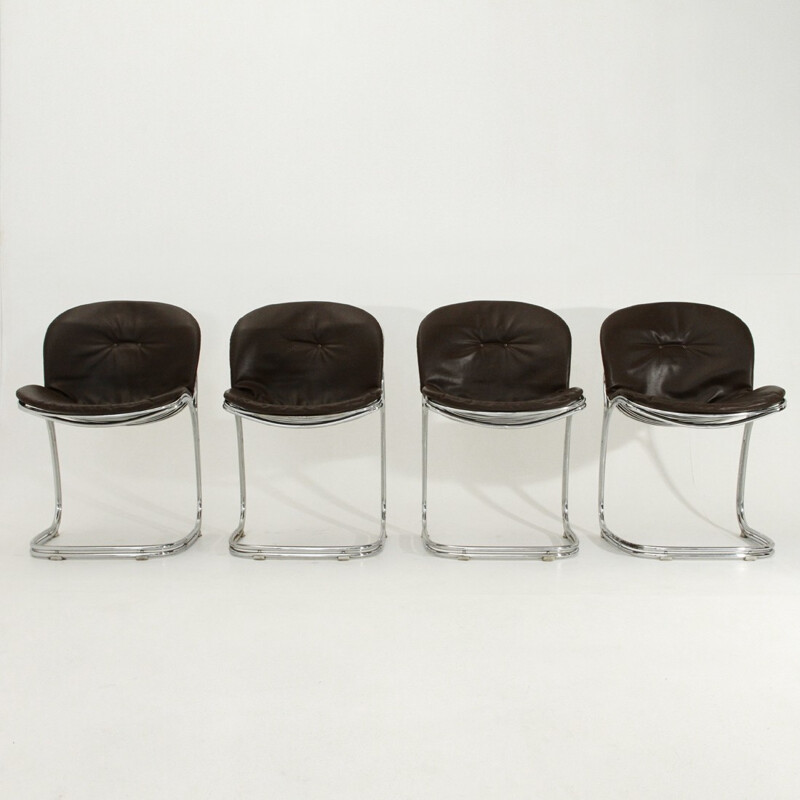 Ensemble de 4 chaises à repas Sabrina de Gastone Rinaldi pour Rima - 1970
