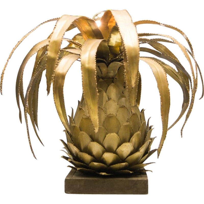 Pineapple table lamp produced by Maison Jansen - 1970s