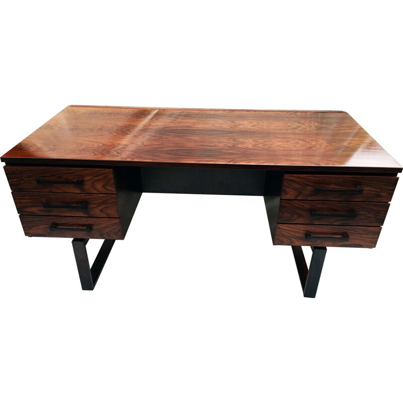 Rosewood Desk by Henning Jensen and Thorben Valeur - 1960s