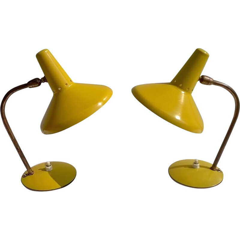 Set of 2 table lamps produced by Arredoluce - 1950s