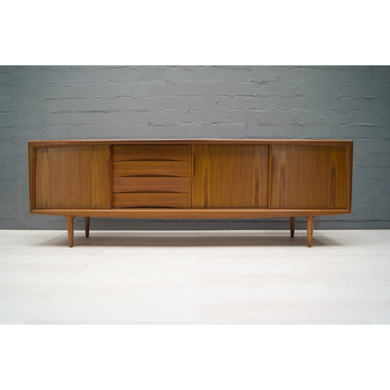 Long Teak Sideboard by Gunni Omann for Axel Christensen Odder - 1960s