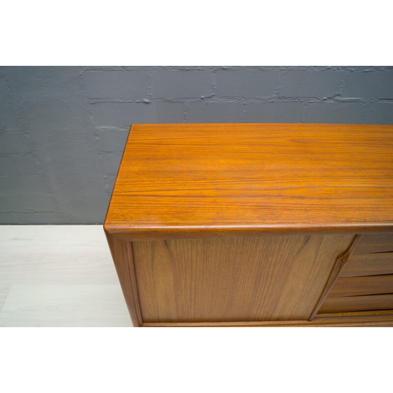 Long Teak Sideboard by Gunni Omann for Axel Christensen Odder - 1960s