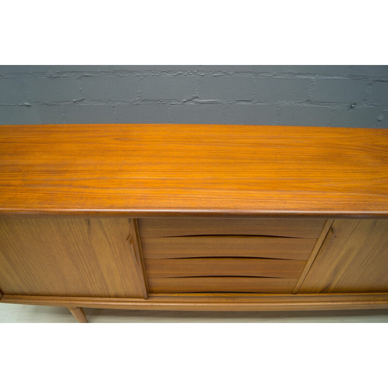 Long Teak Sideboard by Gunni Omann for Axel Christensen Odder - 1960s