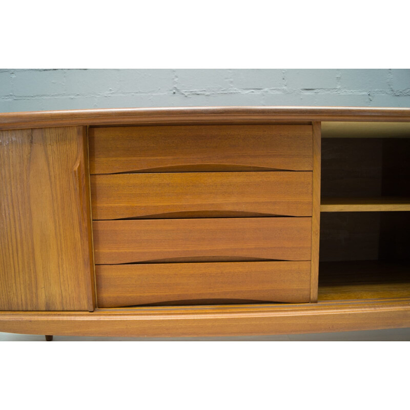 Long Teak Sideboard by Gunni Omann for Axel Christensen Odder - 1960s