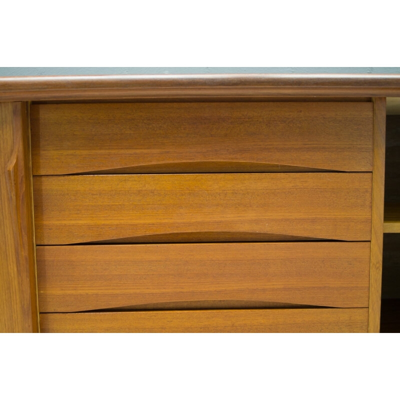 Long Teak Sideboard by Gunni Omann for Axel Christensen Odder - 1960s