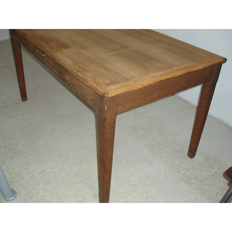 Table à manger vintage en bois - 1940