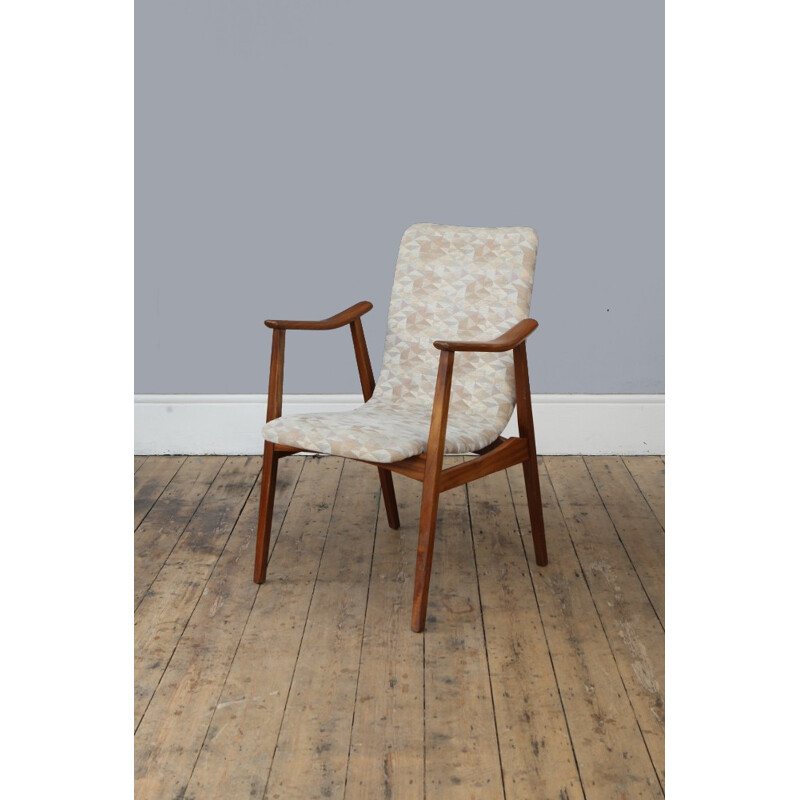 Louis van Teeffelen teak armchair - 1960s