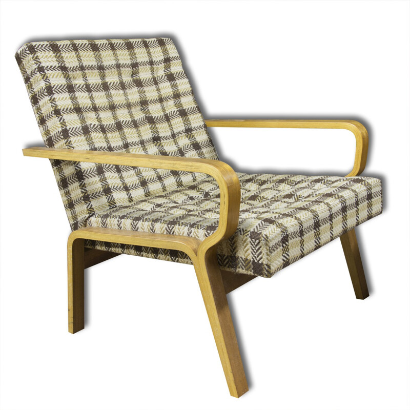 Pair of Mid-Century Bentwood Armchairs from Drevopodnik Holesov - 1960s