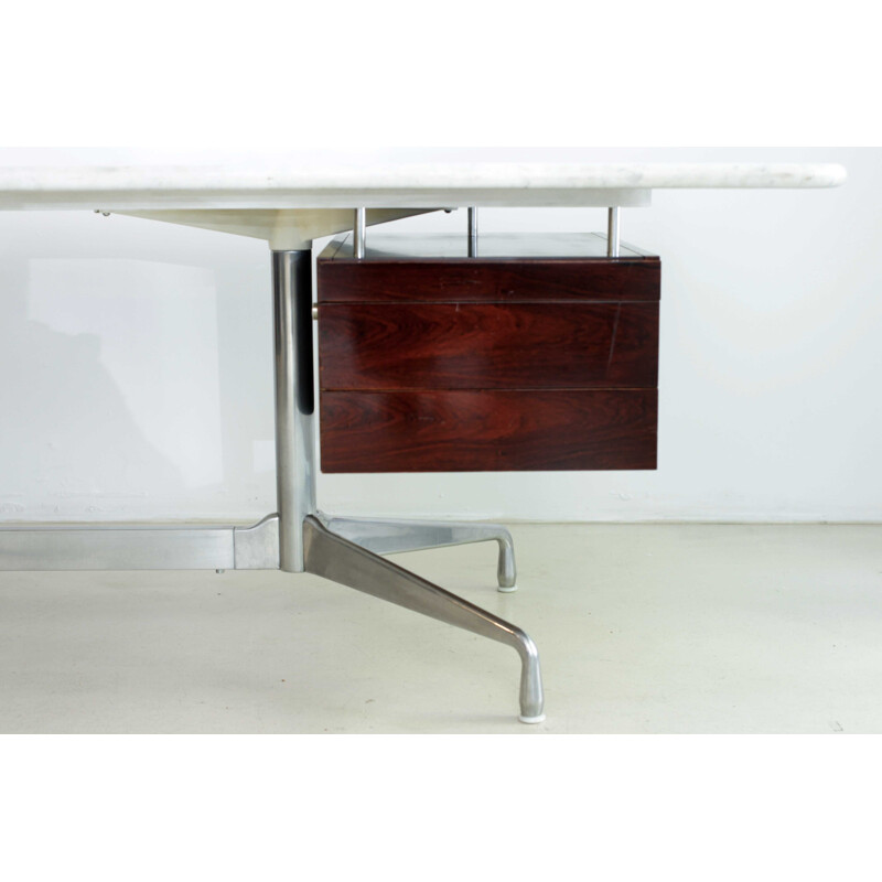 Marble and aluminum desk by Charles & Ray Eames  - 1960s