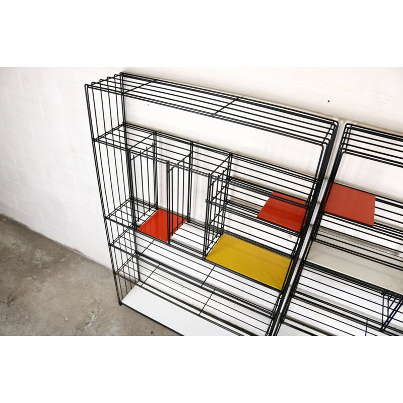 Room dividing shelving unit by Tjerk Reijenga for Pilastro - 1960s