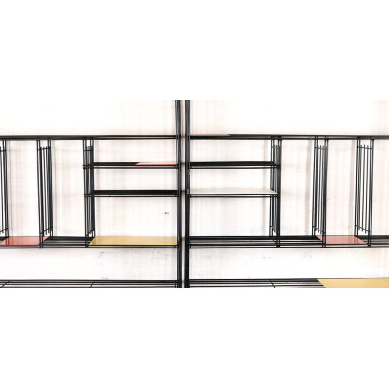 Room dividing shelving unit by Tjerk Reijenga for Pilastro - 1960s