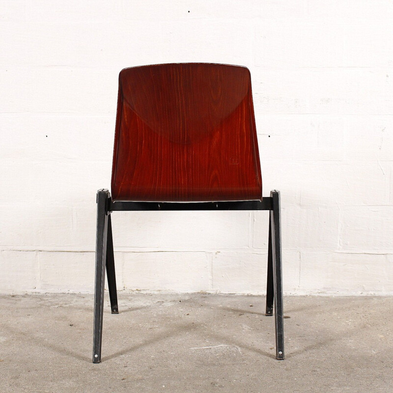 Set of 10 vintage rosewood chairs - 1960s