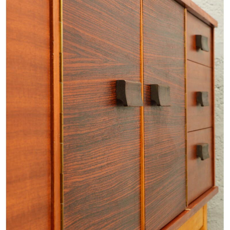 Mid-Century Rosewood and Teak sideboard - 1960s