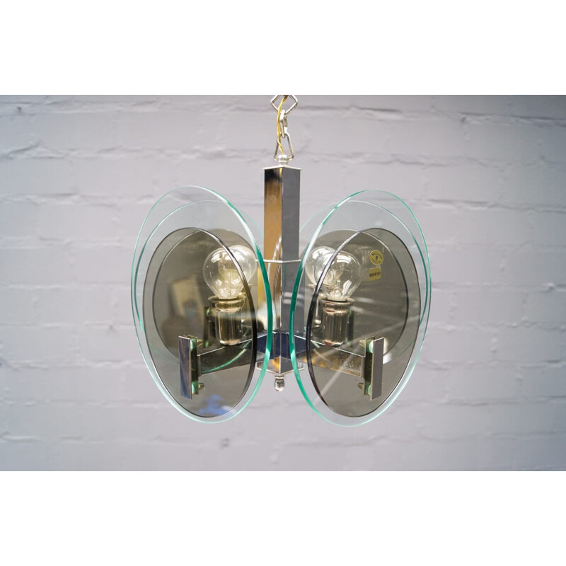 Italian Ceiling Lamp from Lupi Cristal Luxor - 1960s