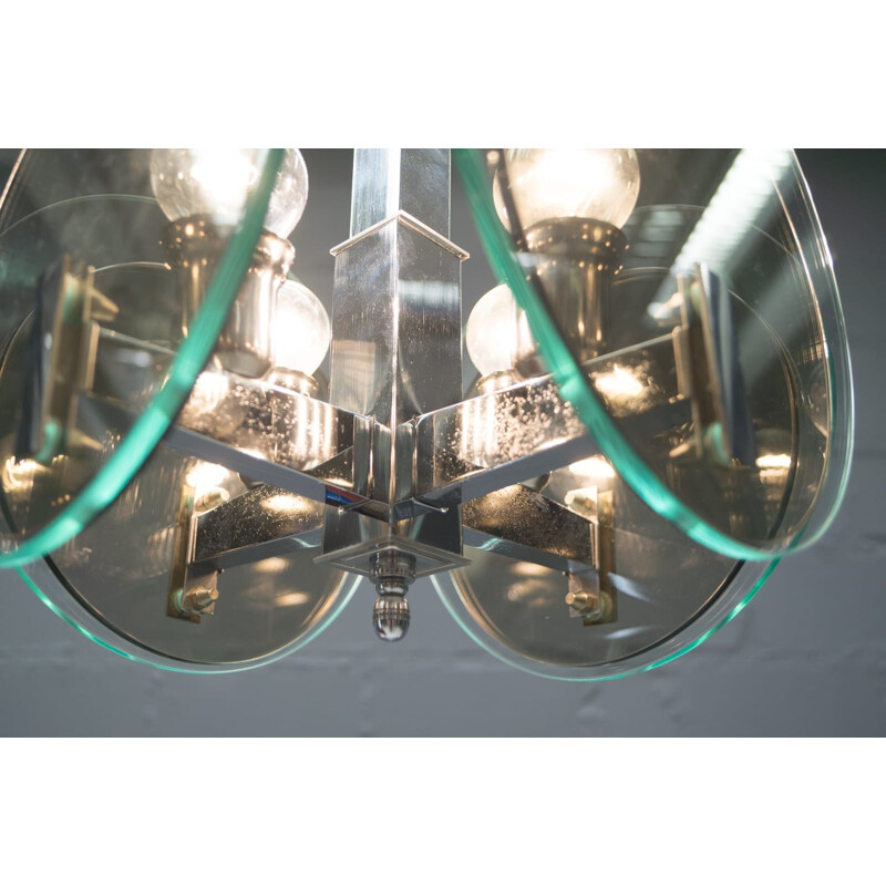 Italian Ceiling Lamp from Lupi Cristal Luxor - 1960s