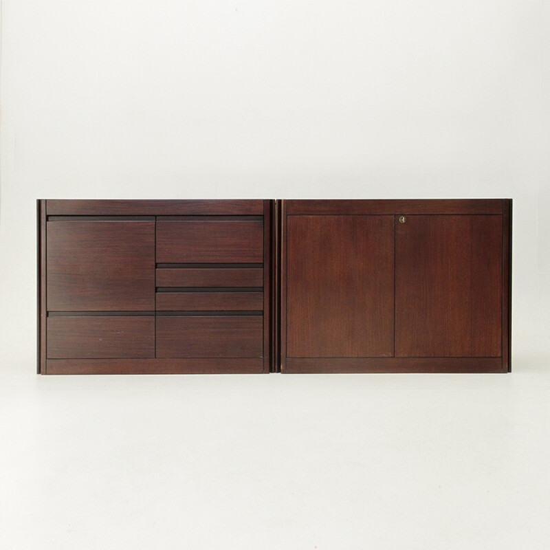 Pair of 4D sideboards by Angelo Mangiarotti for Molteni - 1960s