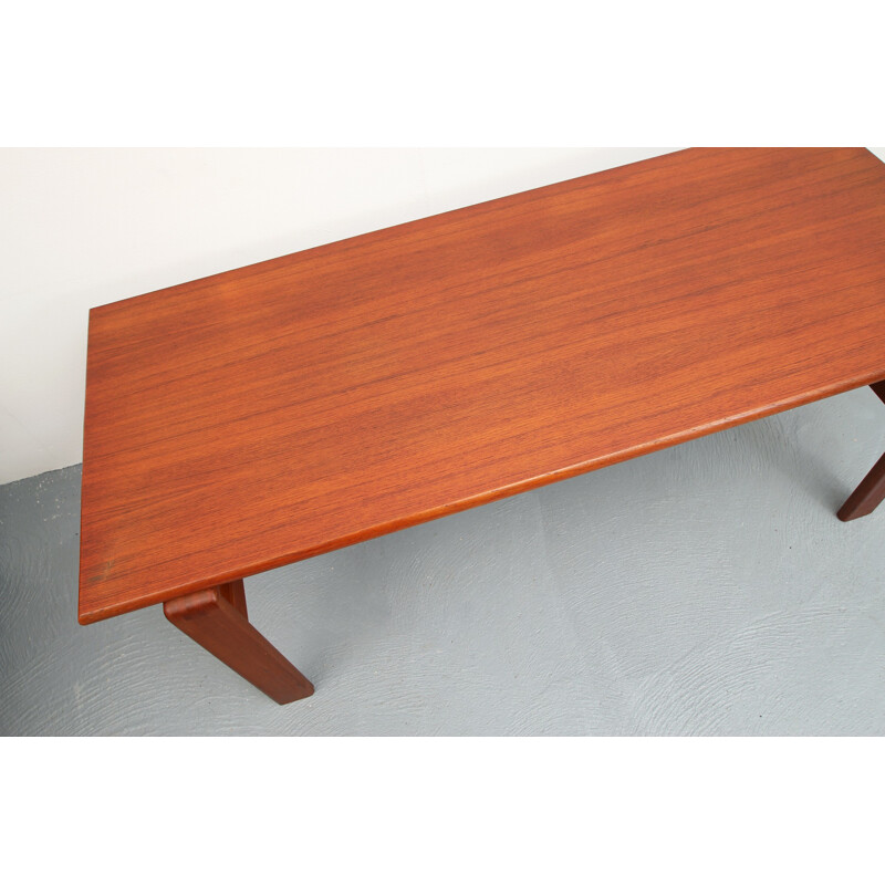 Vintage Couchtisch aus Teakholz, Dänemark 1960